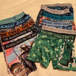 Boys boxer briefs - size 8 - 11 pairs